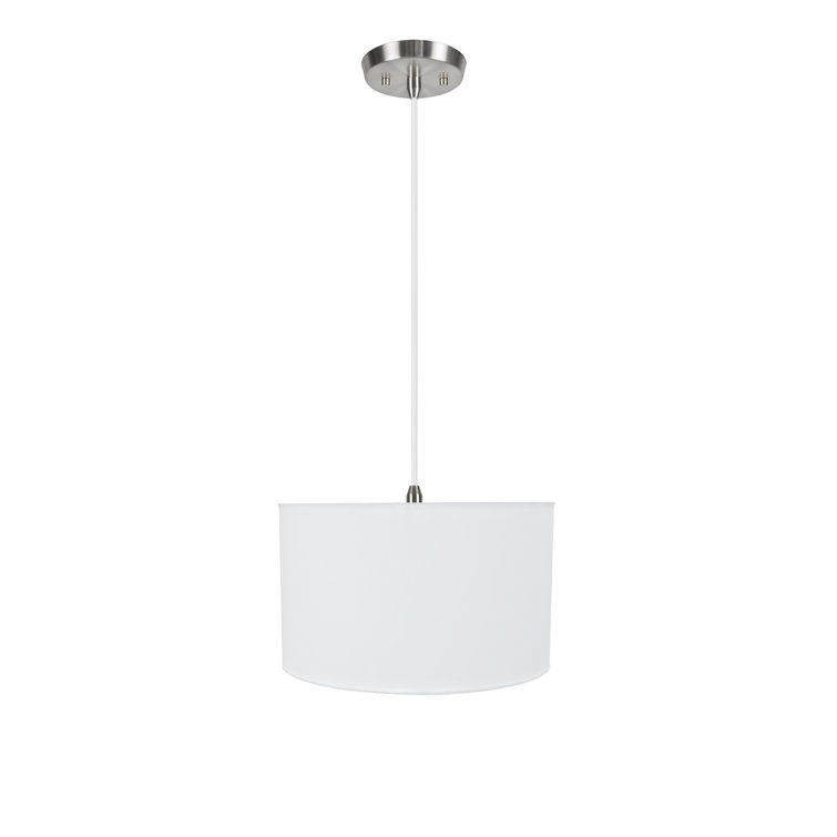 Winston Porter Kaiden 2 Light Satin Nickel Unique/Statement Pendant